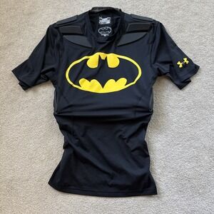 Under Armour Men‎ Size L Batman Padded Football Alter Ego Compression Shirt